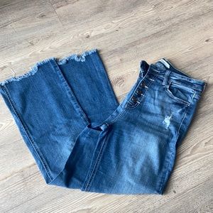 Cello Cropped Flare Jeans